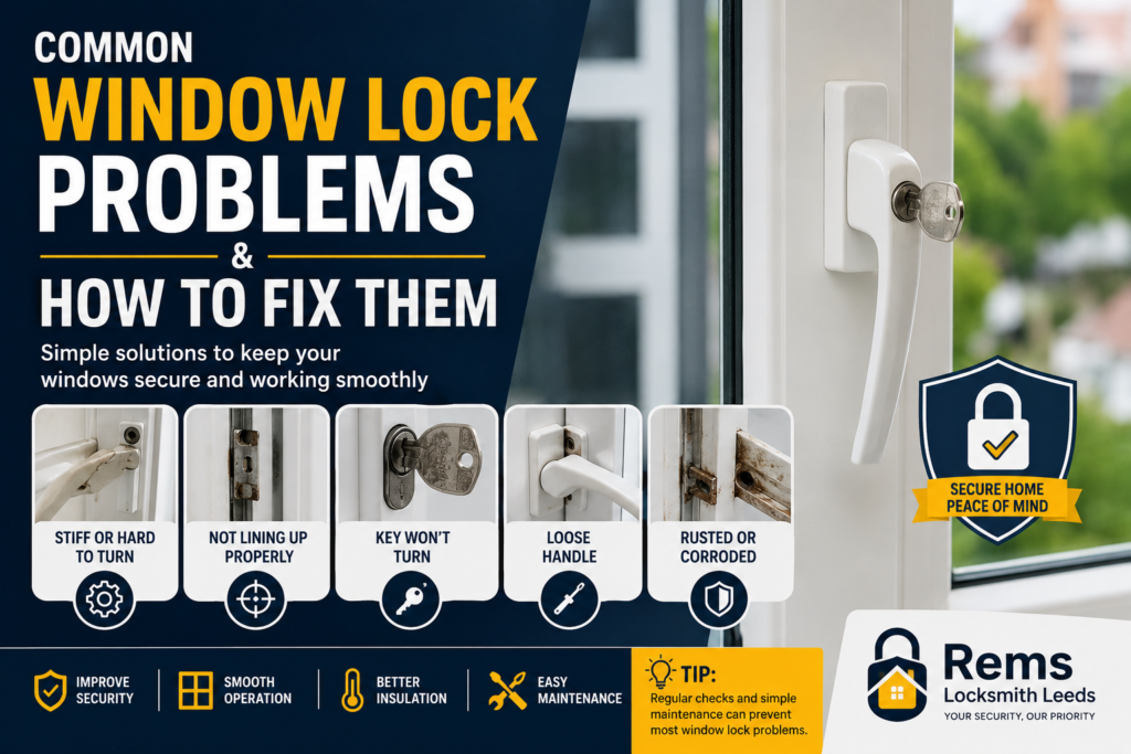 Common Window Lock Problems & How to Fix Them