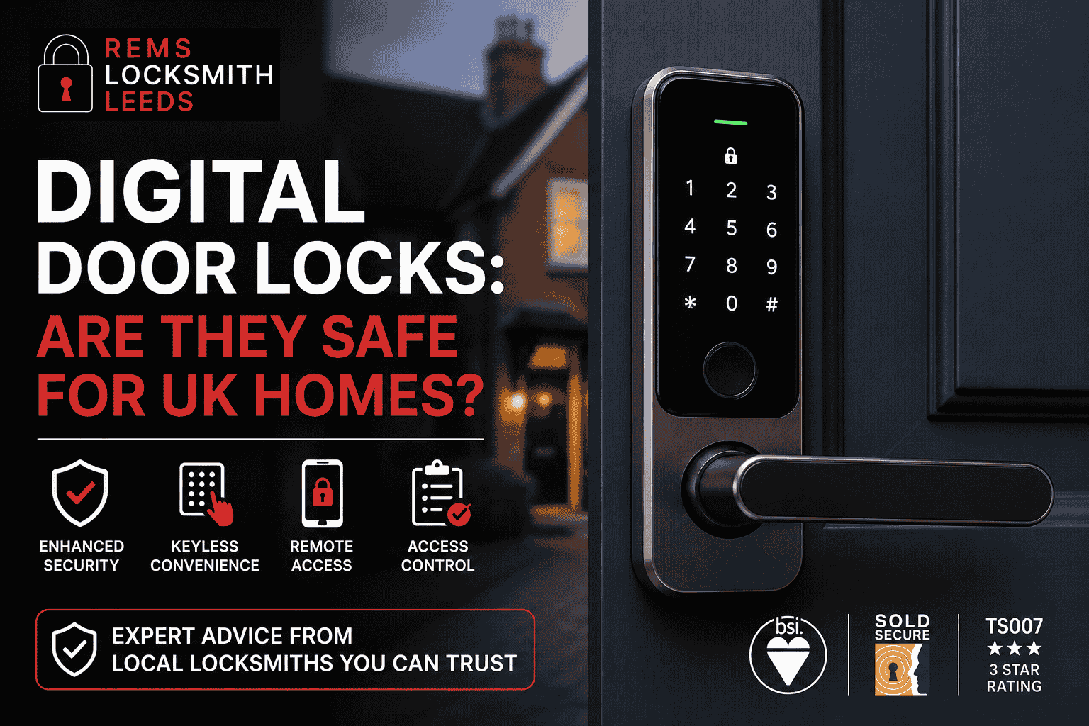 Digital Door Locks: Are They Safe for UK Homes?