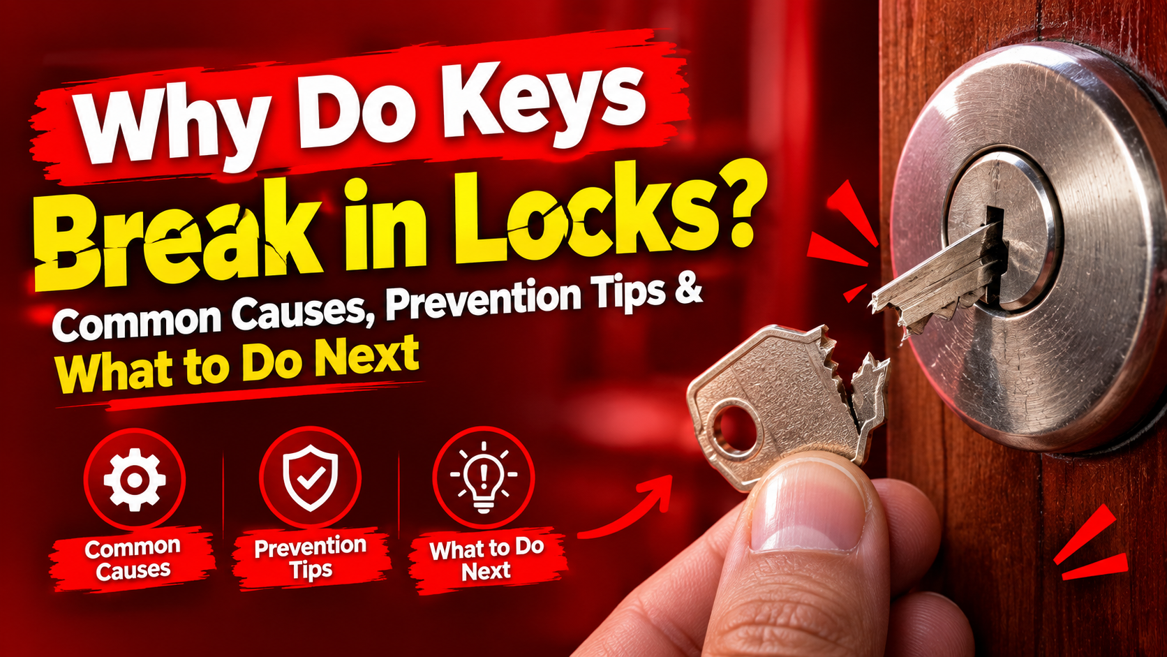 Why Do Keys Break in Locks? Common Causes, Prevention Tips & What to Do Next